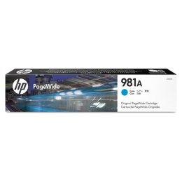 HP oryginalny ink / tusz J3M68A, HP 981A, cyan, 6000s, 70ml