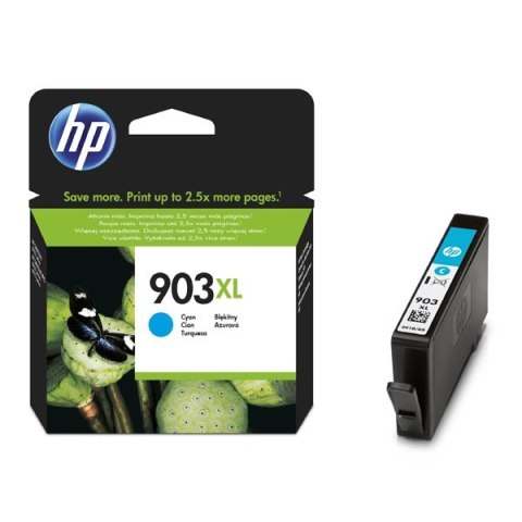 HP oryginalny ink / tusz T6M03AE, HP 903XL, cyan, blistr, 825s, 9.5ml, high capacity HP oryginalny ink / tusz T6M03AE, HP 903XL, cyan, blistr, 825s, 9.5ml, high capacity