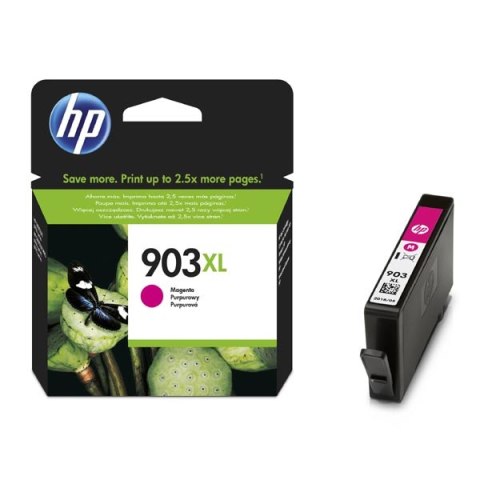 HP oryginalny ink / tusz T6M07AE, HP 903XL, magenta, blistr, 825s, 9.5ml, high capacity HP oryginalny ink / tusz T6M07AE, HP 903XL, magenta, blistr, 825s, 9.5ml, high capacity