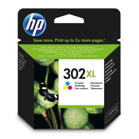 HP oryginalny zestaw tuszy F6U67AE, HP 302XL, color, 330s, 8ml