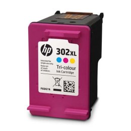 HP oryginalny zestaw tuszy F6U67AE, HP 302XL, color, 330s, 8ml