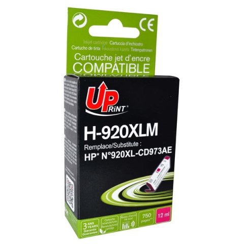 UPrint kompatybilny ink / tusz z CD973AE, HP 920XL, H-920XLM, magenta, 12ml