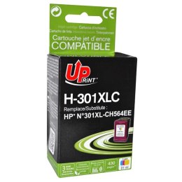 UPrint kompatybilny ink / tusz z CH564EE, HP 301XL, H-301XLC, color, 450s, 21ml