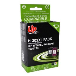 UPrint kompatybilny ink / tusz z F6U68AE, F6U67AE, HP 302XL, H-302XL BK/CL PACK, black+color, 600+400s, 20+18ml