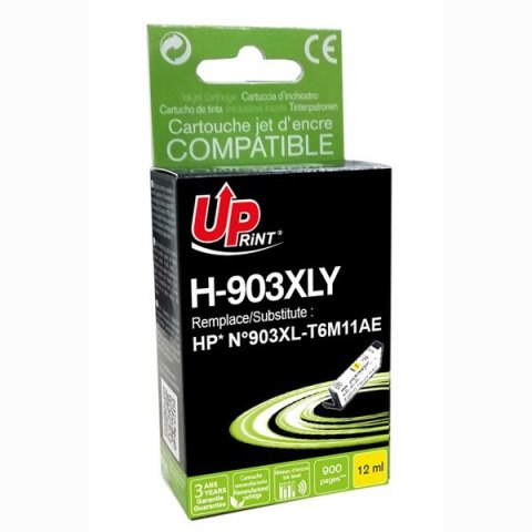 UPrint kompatybilny ink / tusz z T6M11AE,T6M12AE, HP 903XL, yellow, 900s, 12ml, high capacity