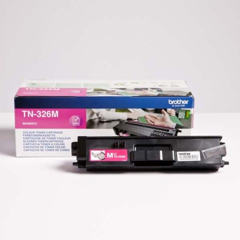 Brother oryginalny toner TN-326M, magenta, 3500s