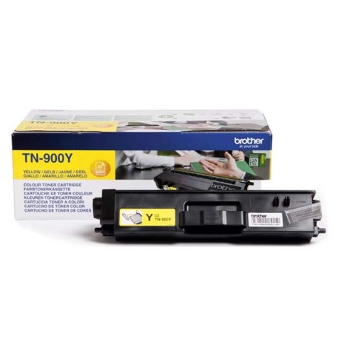 Brother oryginalny toner TN-900Y, yellow, 6000s