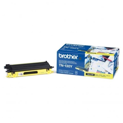 Brother oryginalny toner TN130Y, yellow, 1500s Brother oryginalny toner TN130Y, yellow, 1500s