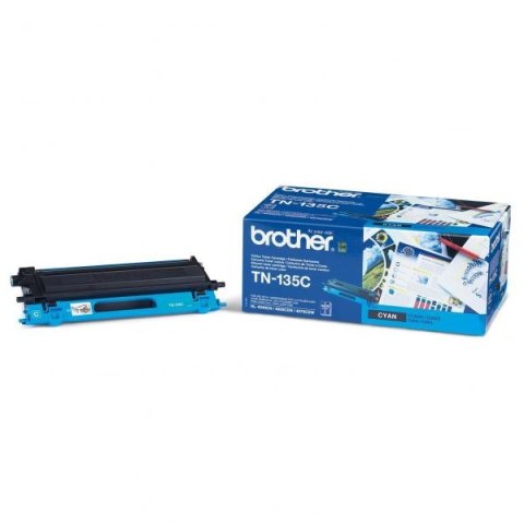 Brother oryginalny toner TN135C, cyan, 4000s Brother oryginalny toner TN135C, cyan, 4000s