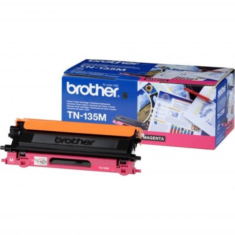 Brother oryginalny toner TN135M, magenta, 4000s