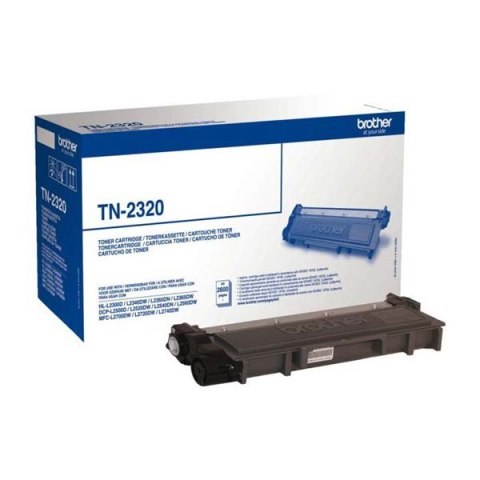 Brother oryginalny toner TN2320, black, 2600s