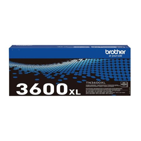 Brother oryginalny toner TN3600XL, black, 6000s