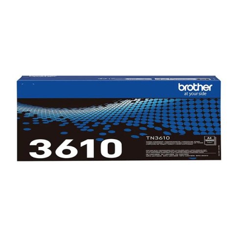 Brother oryginalny toner TN3610, black, 18000s