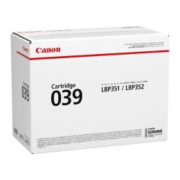 Canon oryginalny toner 039 BK, 0287C001, black, 11000s