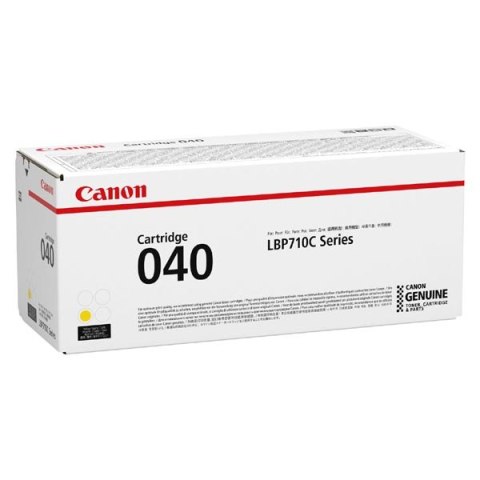 Canon oryginalny toner 040 Y, 0454C001, yellow, 5400s