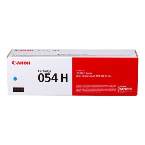 Canon oryginalny toner 054 H C, 3027C002, cyan, 2300s, high capacity