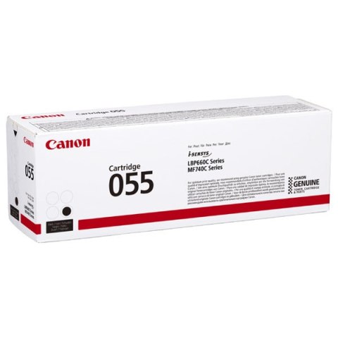 Canon oryginalny toner 055 BK, 3016C002, black, 2300s