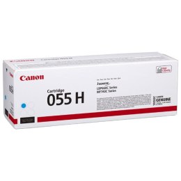 Canon oryginalny toner 055 H C, 3019C002, cyan, 5900s, high capacity