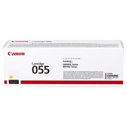 Canon oryginalny toner 055 Y, 3013C002, yellow, 2100s