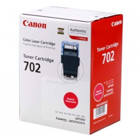 Canon oryginalny toner 702 M, 9643A004, magenta, 10000s