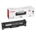 Canon oryginalny toner 718 BK, 2662B005, black, 6800s, dual pack, 2szt