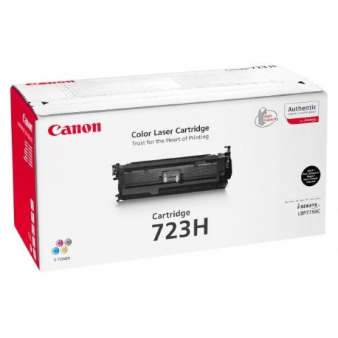 Canon oryginalny toner 723 H BK, 2645B002, black, 10000s, high capacity Canon oryginalny toner 723 H BK, 2645B002, black, 10000s, high capacity