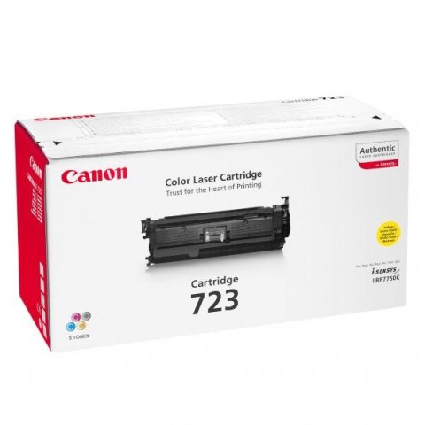 Canon oryginalny toner 723 Y, 2641B002, yellow, 8500s