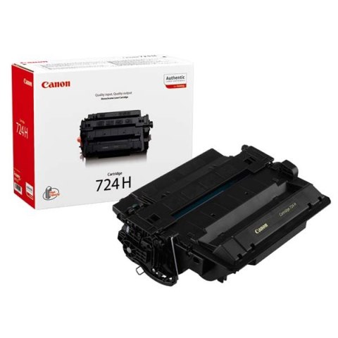 Canon oryginalny toner 724 H BK, 3482B002, black, 12500s, high capacity Canon oryginalny toner 724 H BK, 3482B002, black, 12500s, high capacity