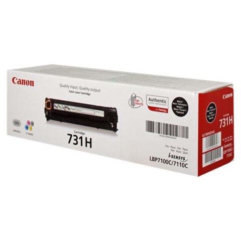 Canon oryginalny toner 731H BK, 6273B002, black, 2400s, high capacity