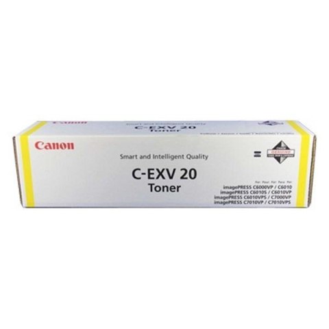 Canon oryginalny toner C-EXV20 Y, 0439B002, yellow, 35000s