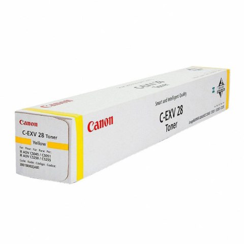 Canon oryginalny toner C-EXV28 Y, 2801B002, yellow, 38000s