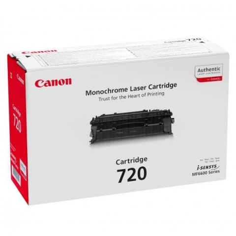 Canon oryginalny toner CRG720, 2617B002, black, 5000s