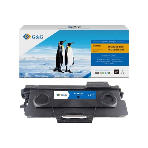 G&G kompatybilny toner z Brother TN2110, NT-PB330(TN2110), black, 1500s G&G kompatybilny toner z Brother TN2110, NT-PB330(TN2110), black, 1500s
