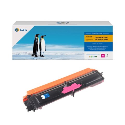 G&G kompatybilny toner z Brother TN230M, NT-PB210M(TN230M), magenta, 1400s G&G kompatybilny toner z Brother TN230M, NT-PB210M(TN230M), magenta, 1400s