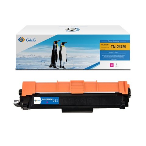 G&G kompatybilny toner z Brother TN247M, NT-PB247M, magenta, 2300s