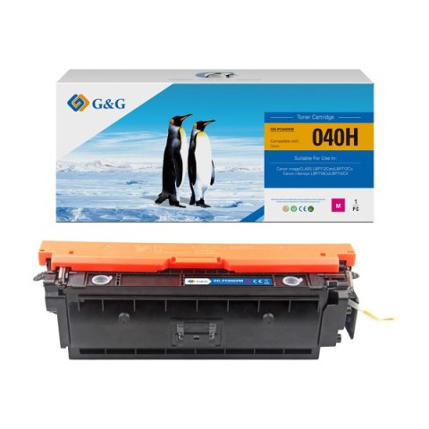G&G kompatybilny toner z Canon 040H, NT-PC040XM, magenta, 10000s, high capacity G&G kompatybilny toner z Canon 040H, NT-PC040XM, magenta, 10000s, high capacity