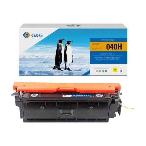 G&G kompatybilny toner z Canon 040H, NT-PC040XY, yellow, 10000s, high capacity G&G kompatybilny toner z Canon 040H, NT-PC040XY, yellow, 10000s, high capacity