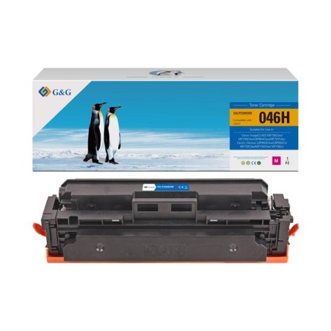 G&G kompatybilny toner z Canon 046HM, NT-PC046XM, magenta, 5000s, high capacity