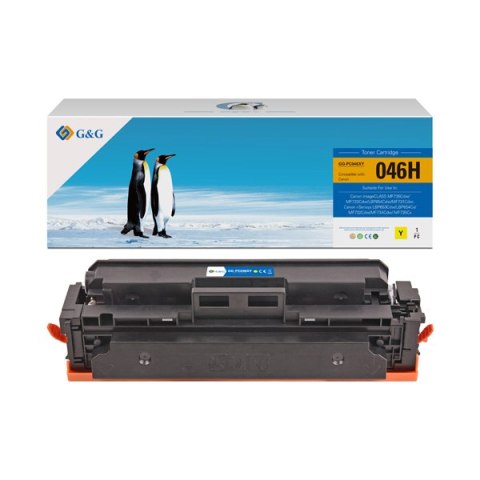 G&G kompatybilny toner z Canon 046HY, NT-PC046XY, yellow, 5000s, high capacity