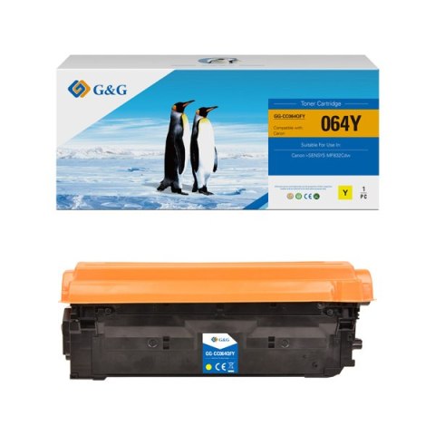 G&G kompatybilny toner z Canon 064 Y, NT-CC064QFY-RC, yellow, 5000s G&G kompatybilny toner z Canon 064 Y, NT-CC064QFY-RC, yellow, 5000s