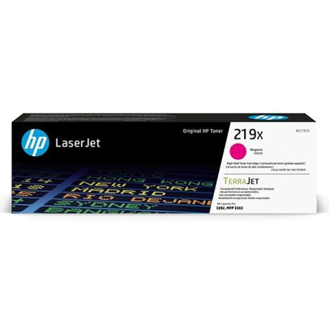 HP TerraJet oryginalny toner W2193X, HP 219X, magenta, 2500s, high capacity