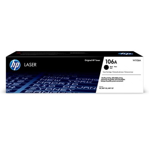 HP oryginalny toner W1106A, HP 106A, black, 1000s