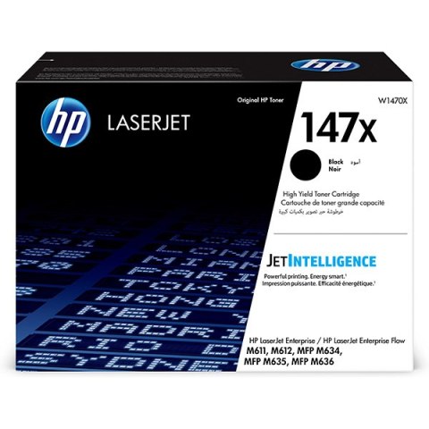 HP oryginalny toner W1470X, HP 147X, black, 25200s