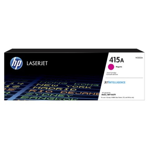 HP oryginalny toner W2033A, HP 415A, magenta, 2100s