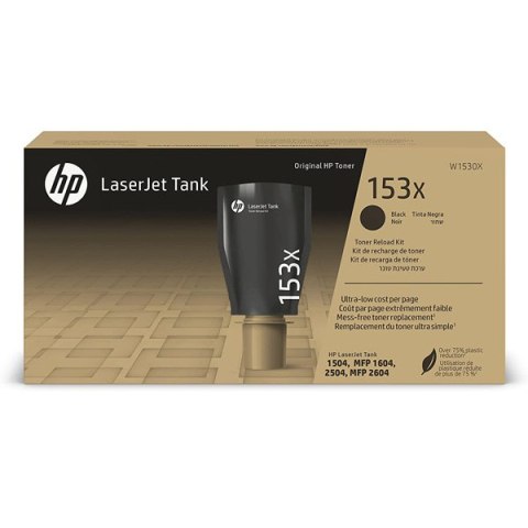 HP oryginalny toner reload kit W1530X, HP 153X, black, 5000s, high capacity