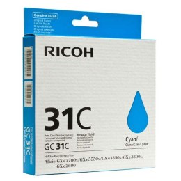 Ricoh oryginalny wkład żelowy 405689, typ GC 31C, cyan, EOL