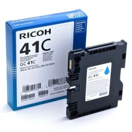 Ricoh oryginalny wkład żelowy 405762, GC41HC, cyan, 2200s