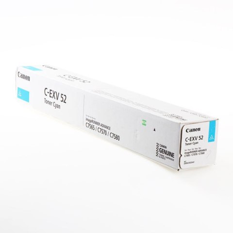 Canon oryginalny toner C-EXV52 C, 0999C002, cyan, 66500s