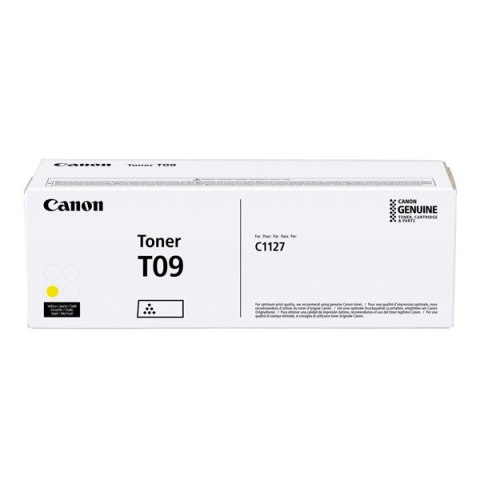 Canon oryginalny toner T09 Y, 3017C006, yellow, 5900s