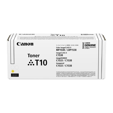 Canon oryginalny toner T10 Y, 4563C001, yellow, 10000s, high capacity